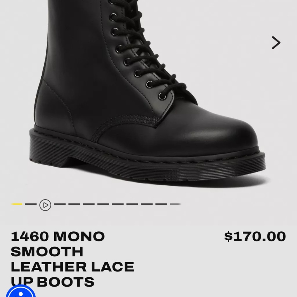 Dr. Martens Black Leather Boots